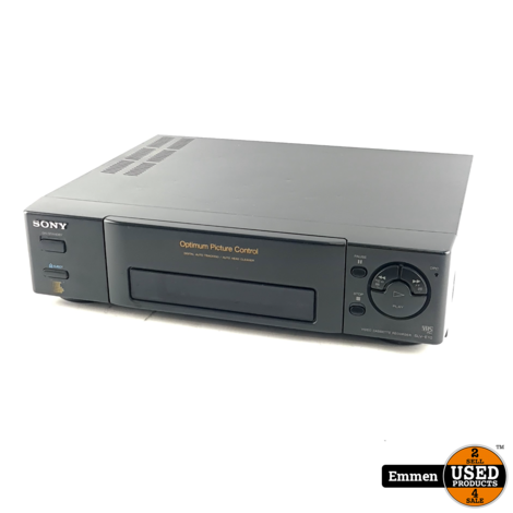 Sony SLV-E10 VHS, Videoband Speler Black/Zwart | In Nette Staat