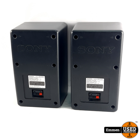 Sony SS-V75AV, 90W, 16Ohm Speakrset Black/Zwart | In Nette Staat