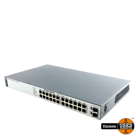 HP J9983A Ethernet Switch, 24Ports, 1Gbit, Gray/grijs | In Nette Staat