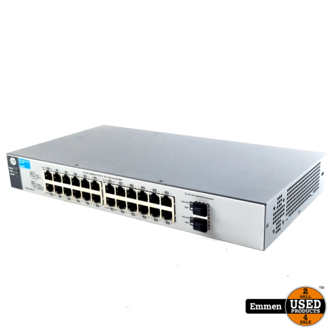 HP J9803A Ethernet Switch, 24 Ports, 1Gbit, Gray/Grijs | In Nette Staat