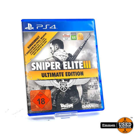 Playstation 4 Game: Sniper Elite III [Ultimate Edition]