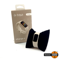 Fitbit Charge 5, Smartwatch, Sporthorloge, Wit/White | In Nette Staat