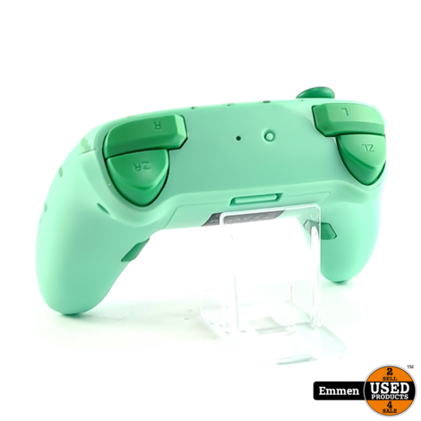 PowerA Nintendo Switch Controller Animal Crossing Edition Green/Groen | In Nette Staat