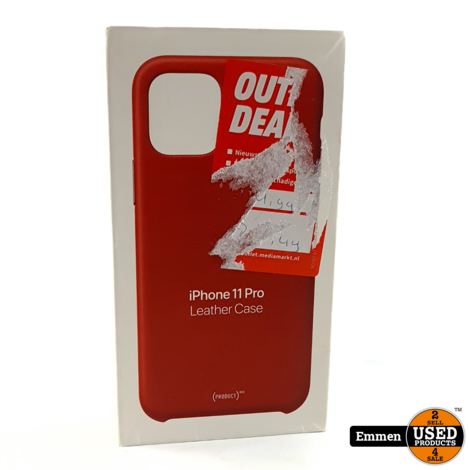 Apple iPhone 11 Pro Leather Case Red | Nieuw In Doos