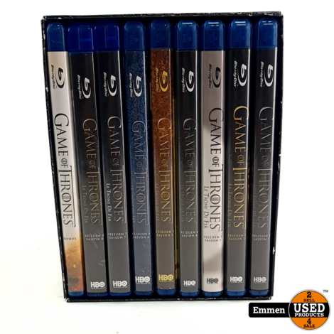 Game Of Thrones Blue Ray DVD Box Seizoen 1 t/m 8 | In Nette Staat