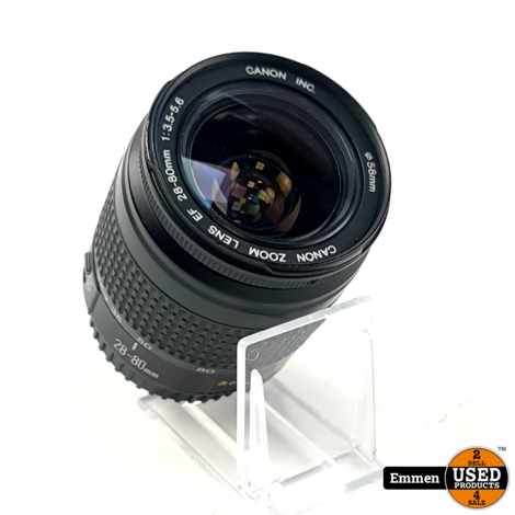 Canon Zoom Lens EF 28-80mm f/3.5-5.6 II  Black/Zwart | In Nette Staat