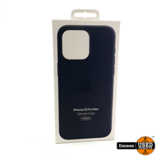 Apple iPhone 15 Pro Max Silicone Case Black/Zwart | Nieuw In Doos