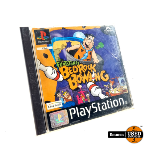 Playstation 1 Game: The Flintstones Bedrock Bowling