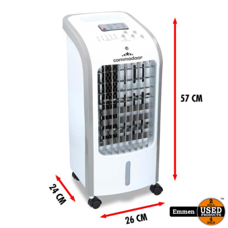 Alpina Mobiele Aircooler Luxe Ventilator White/Wit | Nieuw In Doos