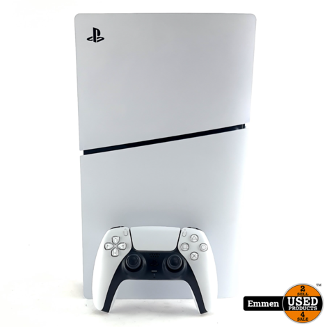 Sony Playstation 5 Slim, Digital Edition,1TB, Wit/White | In Nette Staat