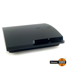 Sony Playstation 3 Slim Console, 320GB, Zwart/Black, Excl, Controller, Schade aan Behuizing | Incl. Garantie