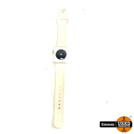 Apple Watch SE (2022), 44mm, GPS White/Wit (Beige) | Incl. Oplader