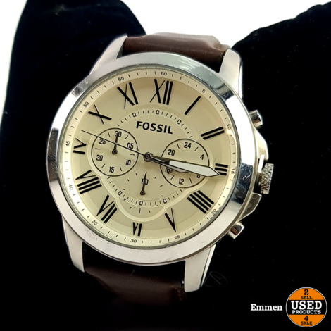 Fossil Grant FS4735 Quartz Heren Horloge | Incl. Garantie