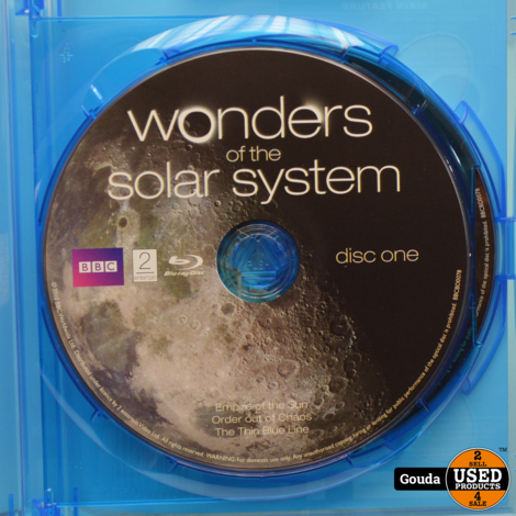 Blu Ray Wonders of the Solar System Z.G.A.N. Engels ondertiteld