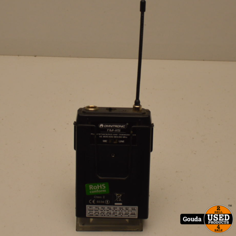 Omnitronic TM-115 Compact Pocket Transmitter / Bodypack 16 channel