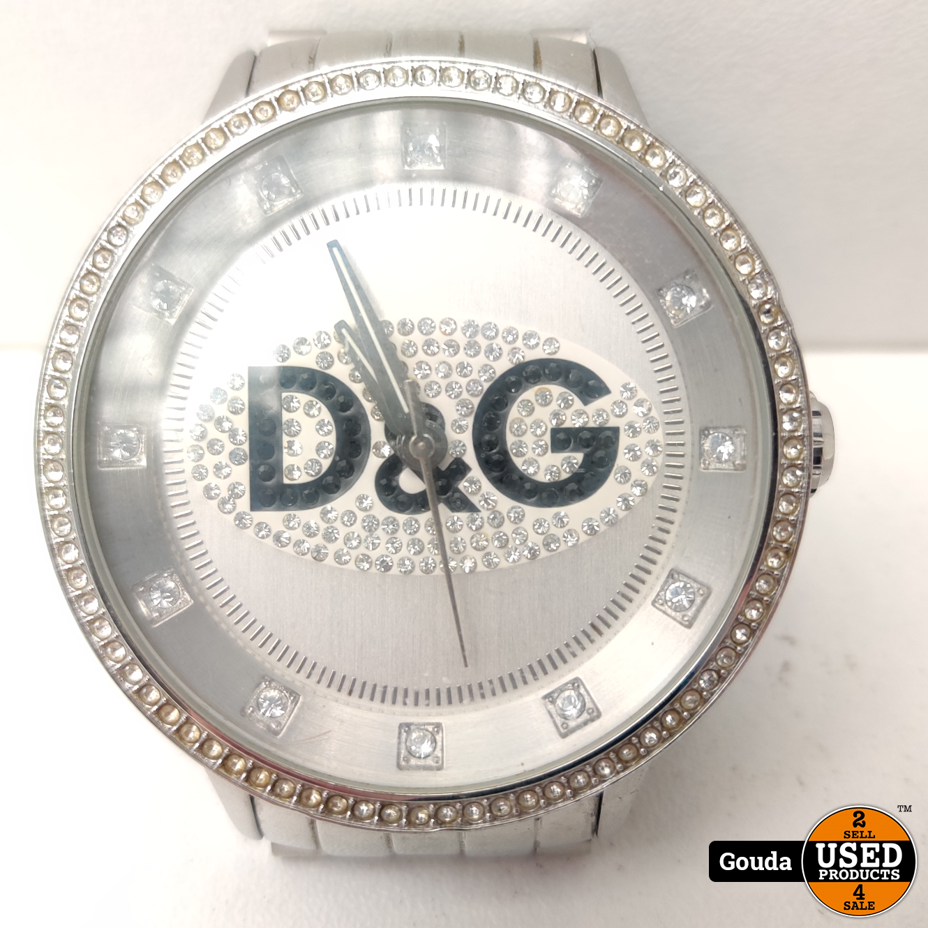D&G DW0145 Dolce & Gabbana PRIME TIME Crystal Unisex - Used