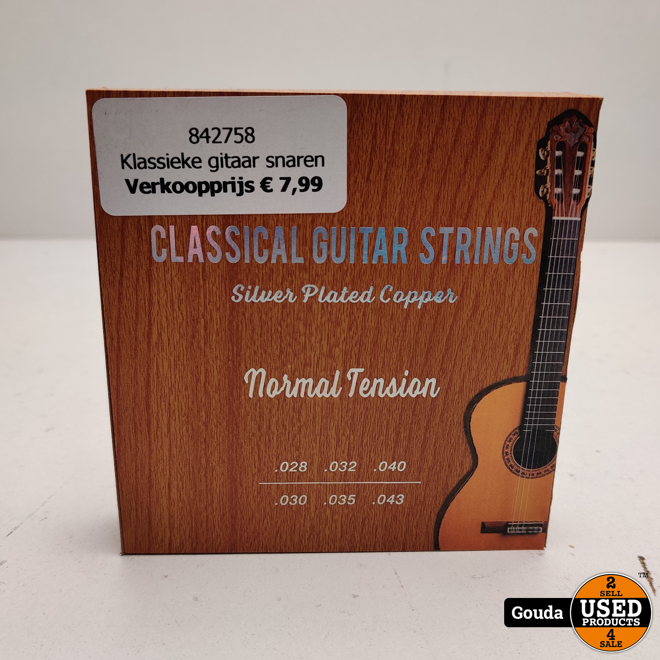 klassieke gitaar snaren Silver plated Used Products Gouda