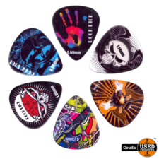 Boston Rock Picks 6-piece pick kit, celluloid