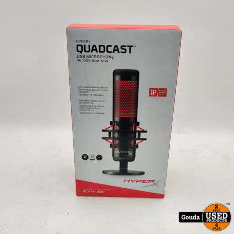 HyperX QuadCast - Streaming Microfoon