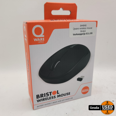 Qware Bristol Wireless Mouse || Nieuw in verpakking