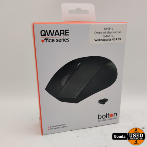 Qware Wireless Mouse Bolton BL || Nieuw in verpakking