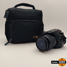 Sony SLT-A58 Fotocamera met 18-55mm lens + Tas en Oplader