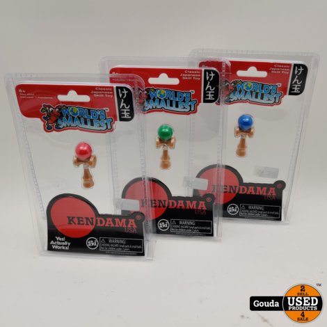 Kendama mini houten behendigheidspel 5cm