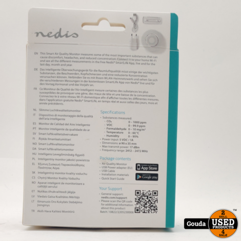 Nedis smart air quality monitor