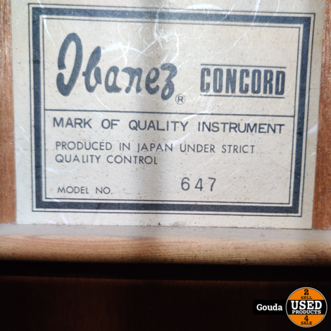 Ibanez Concord Mod. 647 Natural