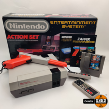 Nintendo NES met duck hunt in doos