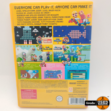 Super Mario Maker Wii U