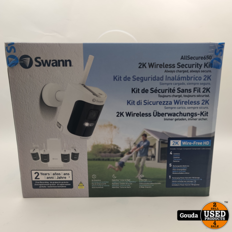 Swann Allsecure 650 2K draadloze beveiligings camera's || NIEUW