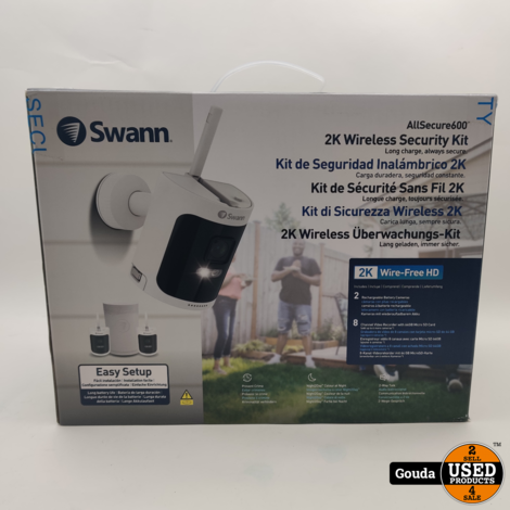Swann Allsecure 600 2K draadloze beveiligings camera's