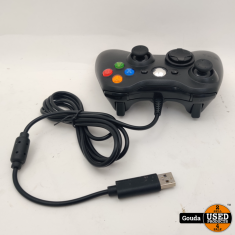 Xbox 360 & PC Controller Wired Zwart
