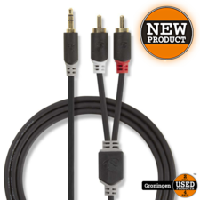 Nedis Nedis Stereo-Audiokabel | 3,5 mm Male | 2x RCA Male | NIEUW