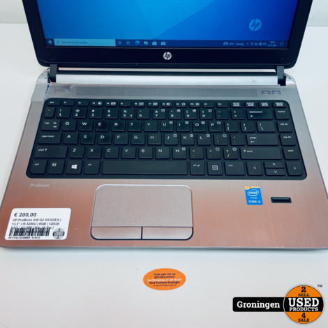 HP ProBook 430 G2 K9J62EA | 13.3'' | i5-5200U | 8GB | 120GB SSD | 4G-SIM | Win 10 Pro | Scharnieren beschadigd