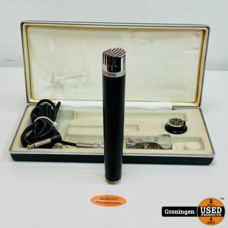 Grundig GDM321 Vintage Microfoon | incl. kabel en case