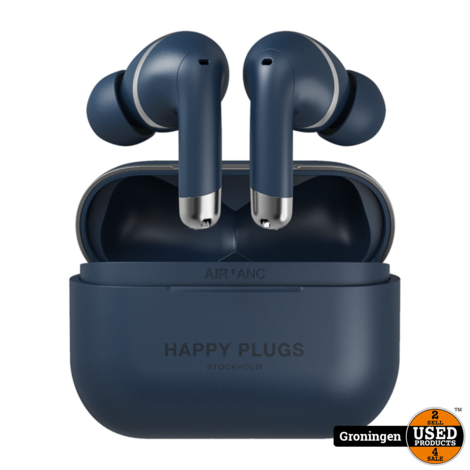 Happy Plugs In-Ear Oordopjes AIR 1 ANC True Wireless Blue | NIEUW!