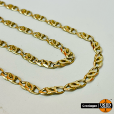Gouden sieraden Gouden ketting 14 karaat Figarucci/fantasie schakels 79cm | excl. sluiting | 25,64 gram