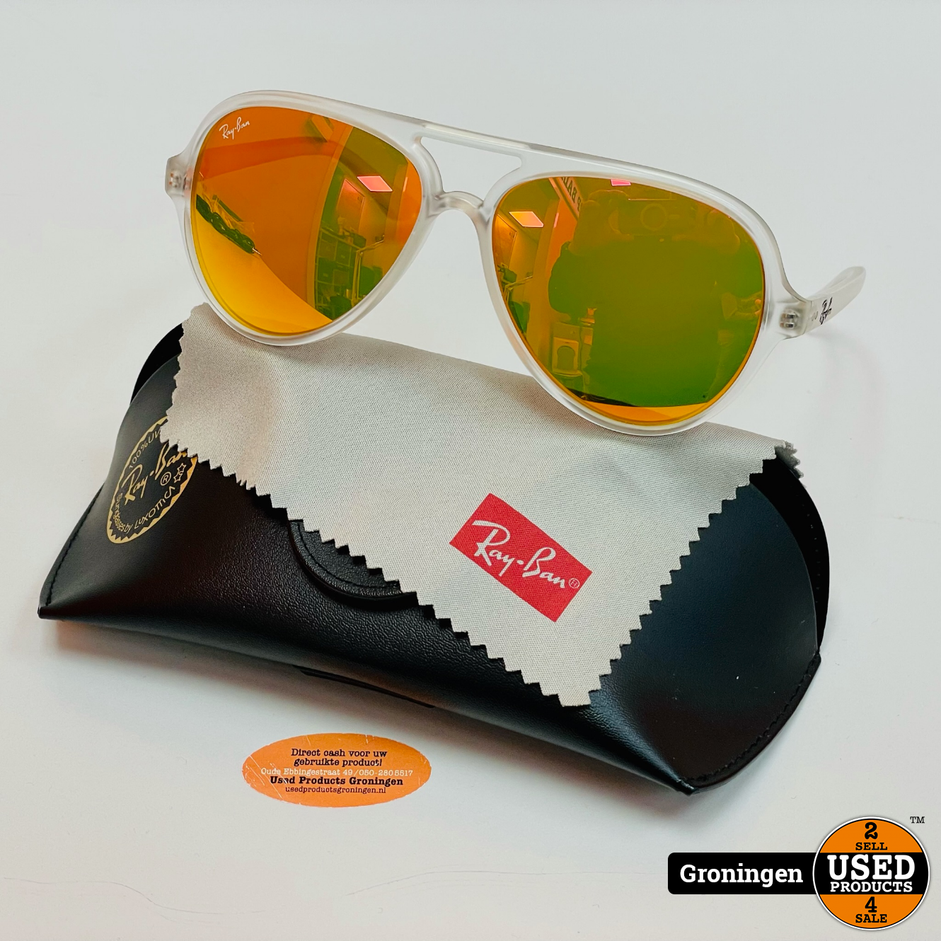 Ray-Ban 0RB4323 zonnebril transparant | Pearle Opticiens