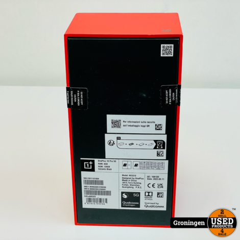 OnePlus 10 Pro 5G 128GB Volcanic Black | NIEUW IN DOOS + pakbon (18-04-22)