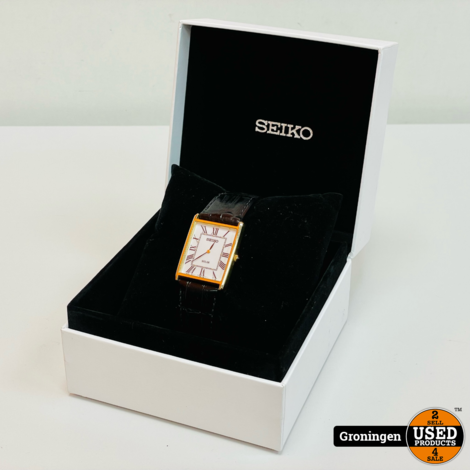 Seiko V115-0BC0 (SWR054P1) Horloge - Lederen Band | incl. doos