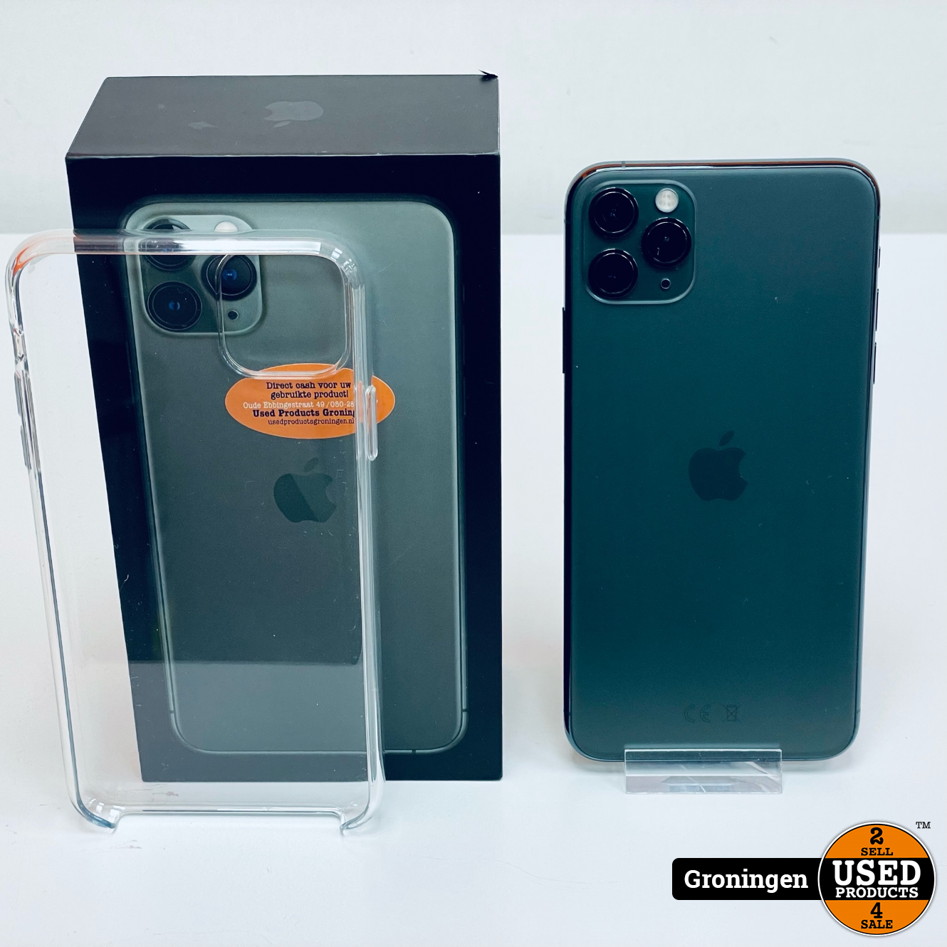 Apple Iphone 11 Pro Max 512gb Midnight Green Nette Staat Krasje In Scherm Accu 92 Incl Lader Boekjes En Doos Used Products Groningen