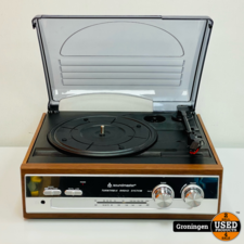 Soundmaster PL-186 Platenspeler met AM/FM Radio