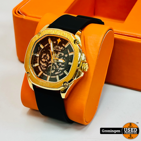 Astos Styx Ultimate Gold Automatic horloge Ø41mm | COMPLEET IN DOOS