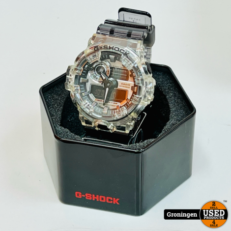 Casio G-Shock GA-700SK-1AER horloge semi-transparant Ø53mm | COMPLEET IN DOOS