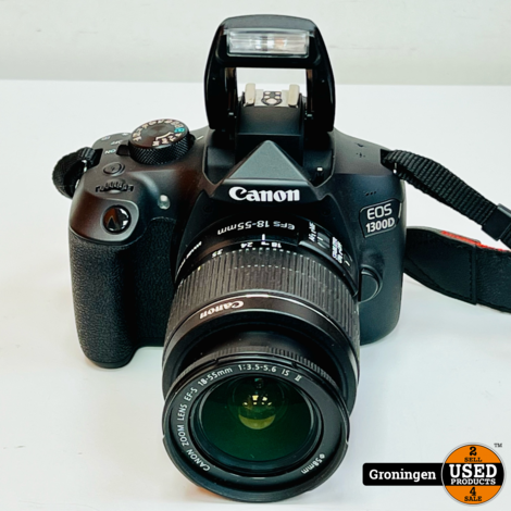 Canon EOS 1300D [3717 Clicks] + 18-55mm f/3.5-5.6 IS II | incl. Cameratas, accu en lader