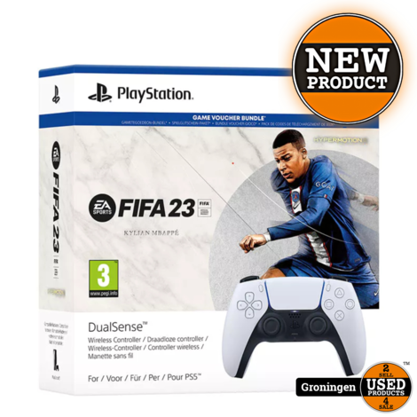 [PS5] DualSense Controller White + FIFA 23 Bundle