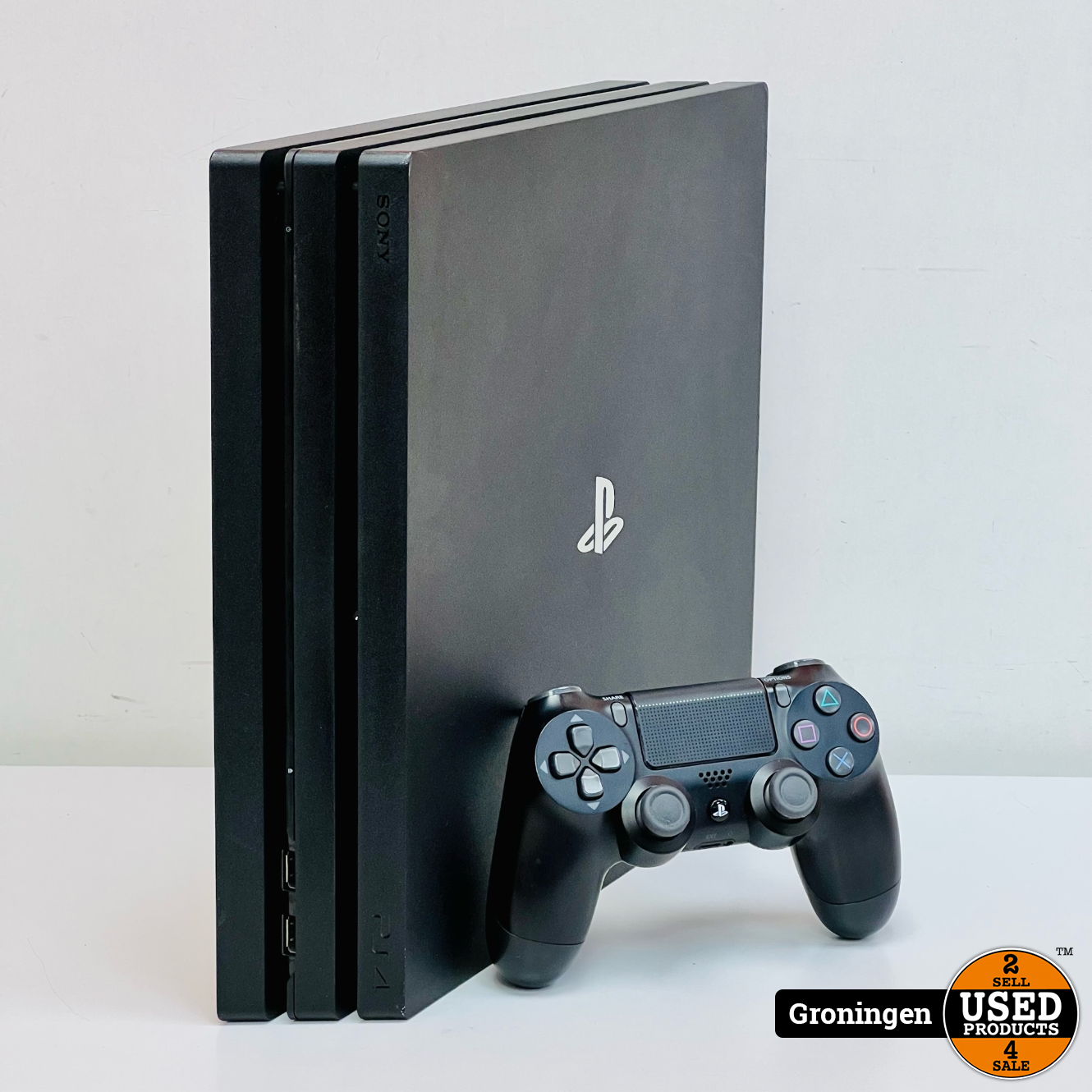 werkplaats invoer Paard PS4] Sony PlayStation 4 PRO 1TB Zwart CUH-7216B | incl. Sony DualShock V2  Controller - Used Products Groningen