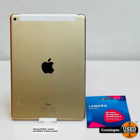 Apple iPad Air 2 64GB WiFi + 4G Gold | iOS 15.7